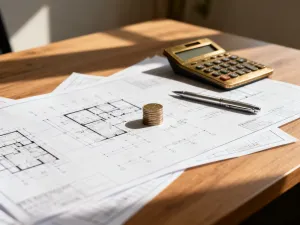Profesjonalnie wykonana instalacja elektryczna z przewodami wychodzącymi z rozdzielnicy w domu w trakcie budowy.