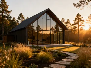 Wizualizacja projektu nadbudowy domu z planami architektonicznymi, miarką i długopisem na drewnianym stole.