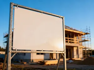 Profesjonalnie wykonana instalacja elektryczna z przewodami wychodzącymi z rozdzielnicy w domu w trakcie budowy.