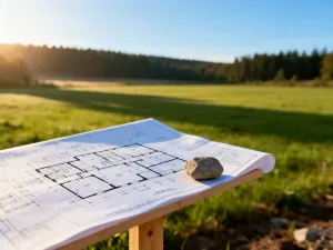 Opuszczony, niszczejący dom z zarośniętym ogrodem i uchyloną bramą, obrazujący ryzyka związane z nieużytkowanymi budynkami.